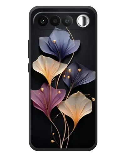 Чохол для RealMe 16 5G з картинкою «Лілові квіти грації» Чохол для RealMe 16 5G з картинкою «Лілові квіти грації»