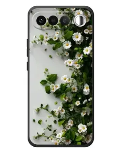 Чохол для RealMe 16 5G з картинкою «Гілка дрібних білих квітів»