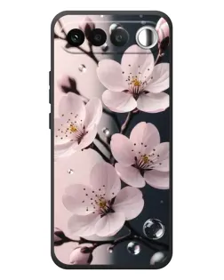 Чохол для RealMe 16 5G з картинкою «Ніжня сакура та краплі»