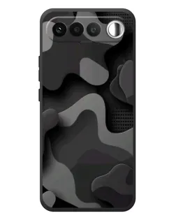 Чехол для RealMe 16 5G с картинкой «Темный абстрактный камуфляж» Чехол для RealMe 16 5G с картинкой «Темный абстрактный камуфляж»