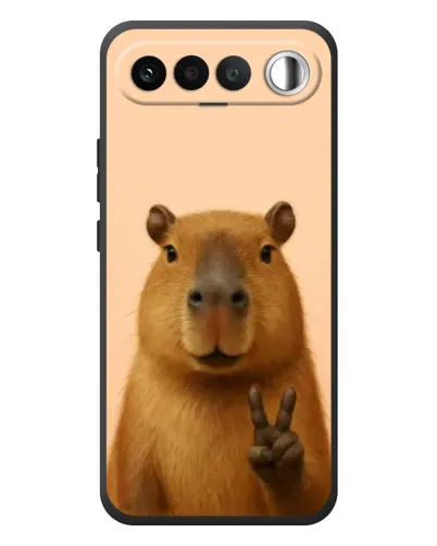 Чехол для RealMe 16 5G с картинкой «Капибара виктория» Чехол для RealMe 16 5G с картинкой «Капибара виктория»