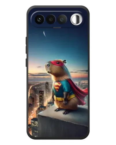 Чехол для RealMe 16 5G с картинкой «Капи-мен супергерой» Чехол для RealMe 16 5G с картинкой «Капи-мен супергерой»