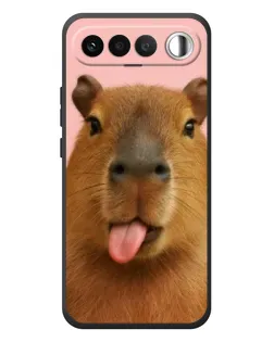 Чохол для RealMe 16 5G з картинкою «Капібара з язиком»
