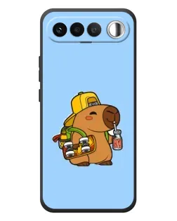 Чохол для RealMe 16 5G з картинкою «Капібара на скейті»