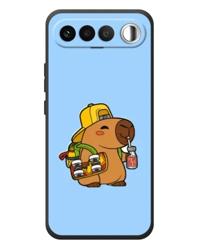 Чехол для RealMe 16 5G с картинкой «Капибара на скейте» Чехол для RealMe 16 5G с картинкой «Капибара на скейте»