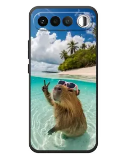 Чохол для RealMe 16 5G з картинкою «Капібара на морі»