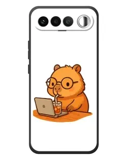 Чохол для RealMe 16 5G з картинкою «Капібара з ноутбуком»