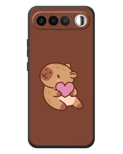 Чохол для RealMe 16 5G з картинкою «Капібара з серцем»