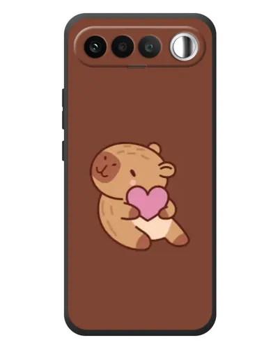 Чехол для RealMe 16 5G с картинкой «Капибара с сердцем» Чехол для RealMe 16 5G с картинкой «Капибара с сердцем»
