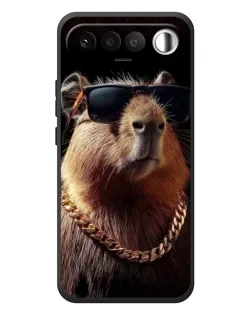 Чохол для RealMe 16 5G з картинкою «Капібара золотий ланцюг»