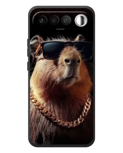 Чехол для RealMe 16 5G с картинкой «Капибара золотая цепь» Чехол для RealMe 16 5G с картинкой «Капибара золотая цепь»