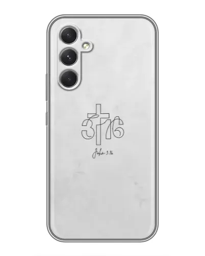 Чехол для RealMe 16x с картинкой «Иоанна 3:16 Крест»