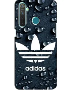 Чехол для Realme 5 Pro с картинкой «Adidas Trefoil Blue»
