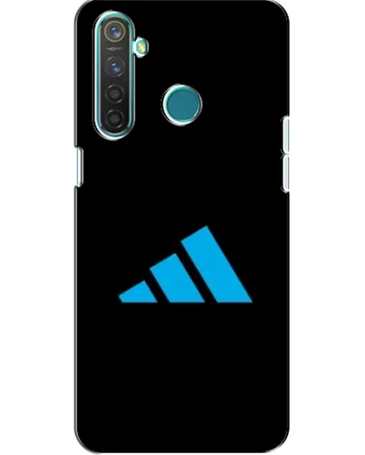Чехол для Realme 5 Pro с картинкой «Adidas Cyan Logo»