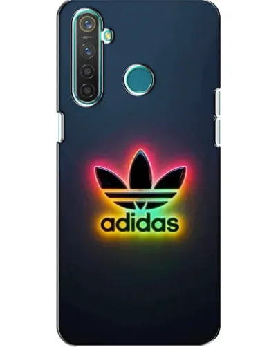 Чехол для Realme 5 Pro с картинкой «Неоновый Adidas»