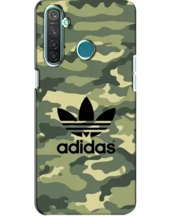 Чехол для Realme 5 Pro с картинкой «Милитари стиль Adidas»