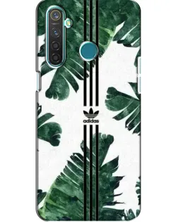 Чехол для Realme 5 Pro с картинкой «Пальмовые листья адидас»