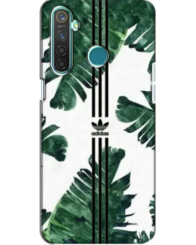 Чехол для Realme 5 Pro с картинкой «Пальмовые листья адидас»
