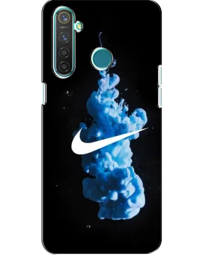 Чехол для Realme 5 Pro с картинкой «Nike и синий дым» Чехол для Realme 5 Pro с картинкой «Nike и синий дым»