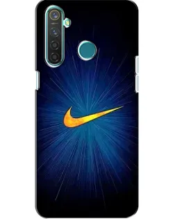 Чохол для Realme 5 Pro з картинкою «Синій пульс Nike» Чохол для Realme 5 Pro з картинкою «Синій пульс Nike»