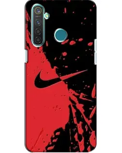 Чохол для Realme 5 Pro з картинкою «Червоні бризки Nike» Чохол для Realme 5 Pro з картинкою «Червоні бризки Nike»