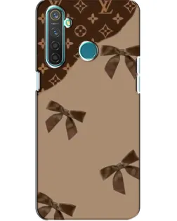 Чехол для Realme 5 Pro с картинкой «LV — кофейный атлас»