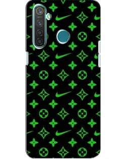 Чехол для Realme 5 Pro с картинкой «Неоновый принт LV»