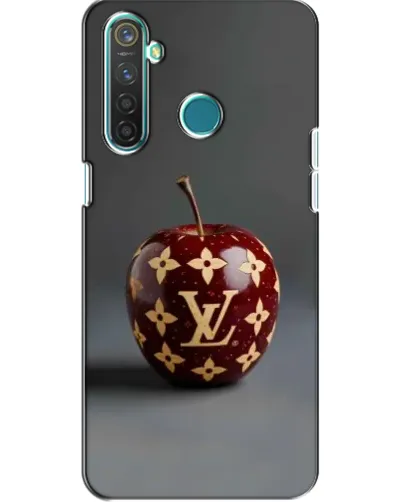 Чехол для Realme 5 Pro с картинкой «Красное яблоко LV»
