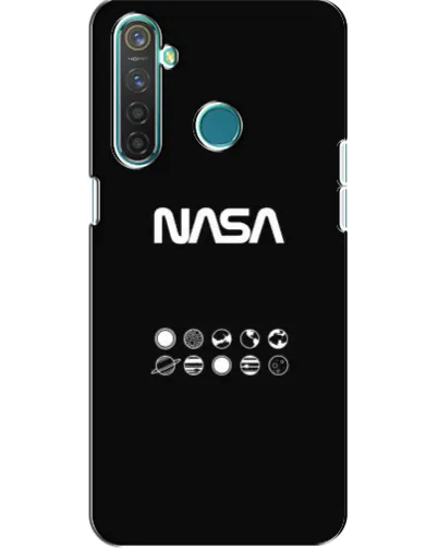 Чехол для Realme 5 Pro с картинкой «NASA — технический принт» Чехол для Realme 5 Pro с картинкой «NASA — технический принт»