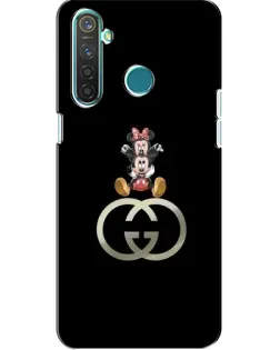 Чехол для Realme 5 Pro с картинкой «Минни Маус на лого»
