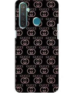 Чехол для Realme 5 Pro с картинкой «Классическая монограмма Gucci»