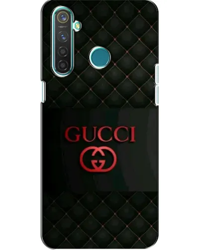 Чехол для Realme 5 Pro с картинкой «Gucci — стеганый черный»