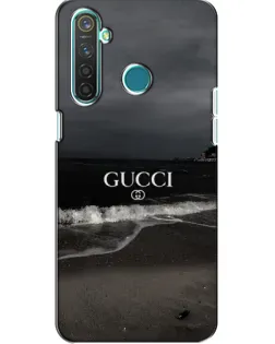 Чехол для Realme 5 Pro с картинкой «Gucci — морской прибой»