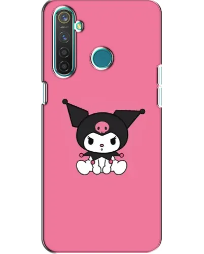 Чехол для Realme 5 Pro с картинкой «Хмурая Kuromi»