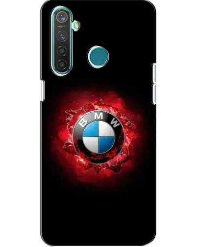 Чохол для Realme 5 Pro з картинкою «Логотип BMW — спалах»