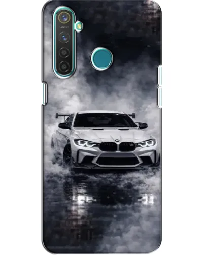 Чохол для Realme 5 Pro з картинкою «BMW крізь туман»