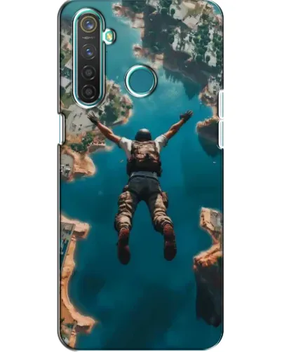 Чехол для Realme 5 Pro с картинкой «PUBG — свободное падение»