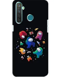 Чехол для Realme 5 Pro с картинкой «Among Us космос»