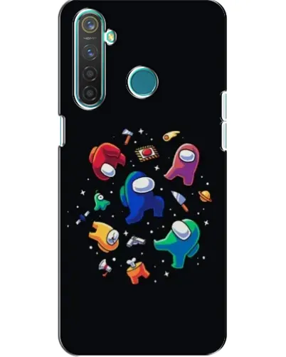 Чехол для Realme 5 Pro с картинкой «Among Us космос» Чехол для Realme 5 Pro с картинкой «Among Us космос»