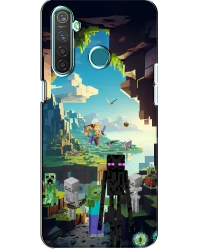 Чехол для Realme 5 Pro с картинкой «Эндермен в лесу» Чехол для Realme 5 Pro с картинкой «Эндермен в лесу»
