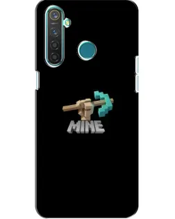 Чехол для Realme 5 Pro с картинкой «Алмазная кирка»