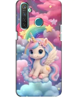 Чехол для Realme 5 Pro с картинкой «Маленький единорог» Чехол для Realme 5 Pro с картинкой «Маленький единорог»