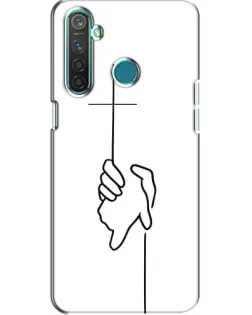 Чохол для Realme 5 Pro з картинкою «Рука тримає»