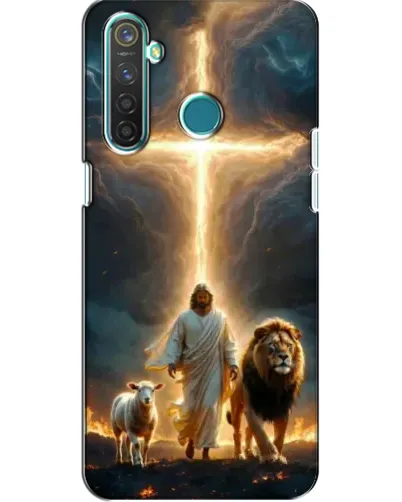 Чохол для Realme 5 Pro з картинкою «Лев Юди та Світло»