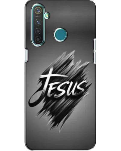 Чохол для Realme 5 Pro з картинкою «Напис Jesus Graffiti»