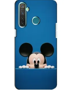 Чехол для Realme 5 Pro с картинкой «Микки выглядывает»