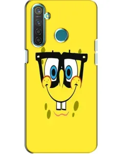 Чехол для Realme 5 Pro с картинкой «Минималистичный Спанч Боб»