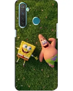 Чехол для Realme 5 Pro с картинкой «Друзья на лужайке»