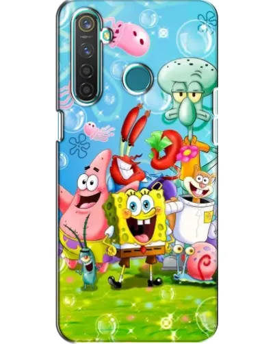 Чехол для Realme 5 Pro с картинкой «Губка Боб и друзья» Чехол для Realme 5 Pro с картинкой «Губка Боб и друзья»