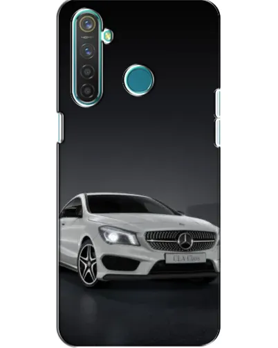 Чехол для Realme 5 Pro с картинкой «Mercedes AMG GT Silver»
